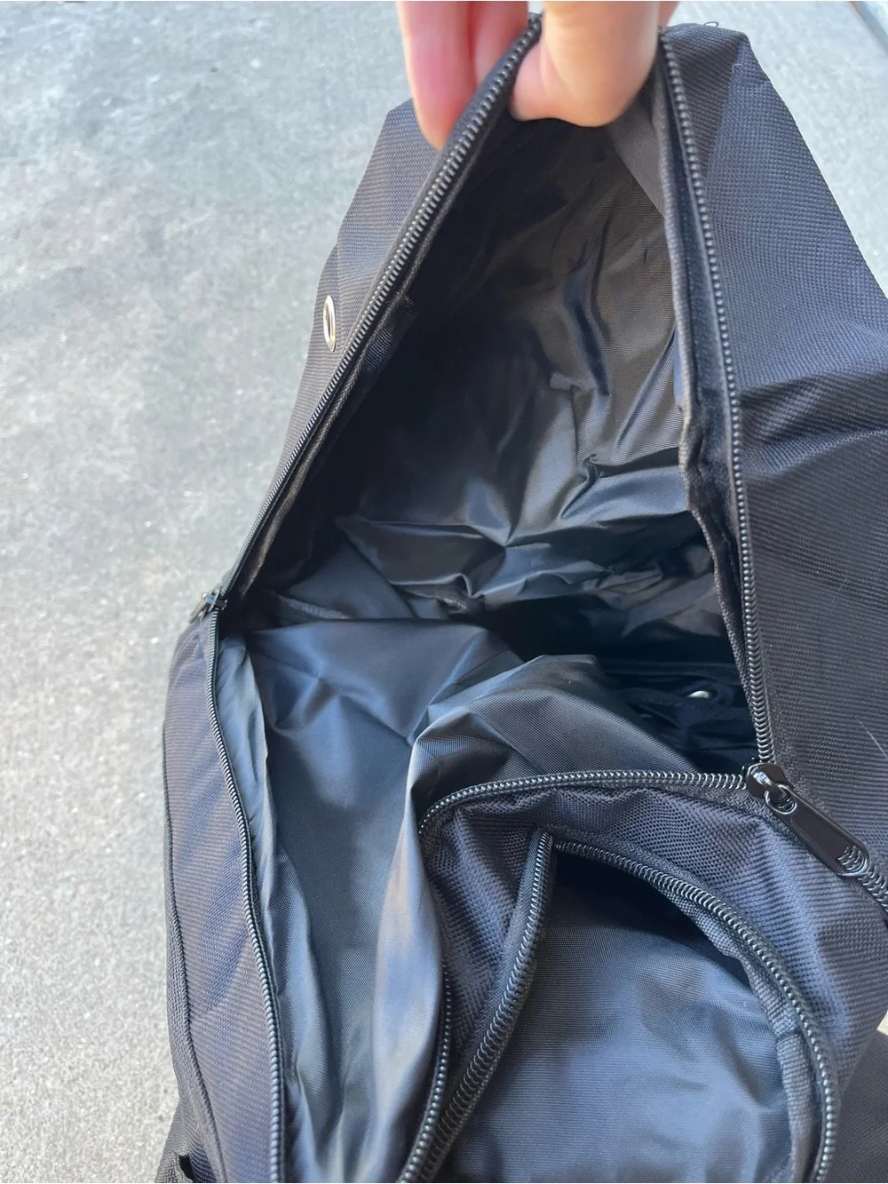 Black Duffel Bag - Men